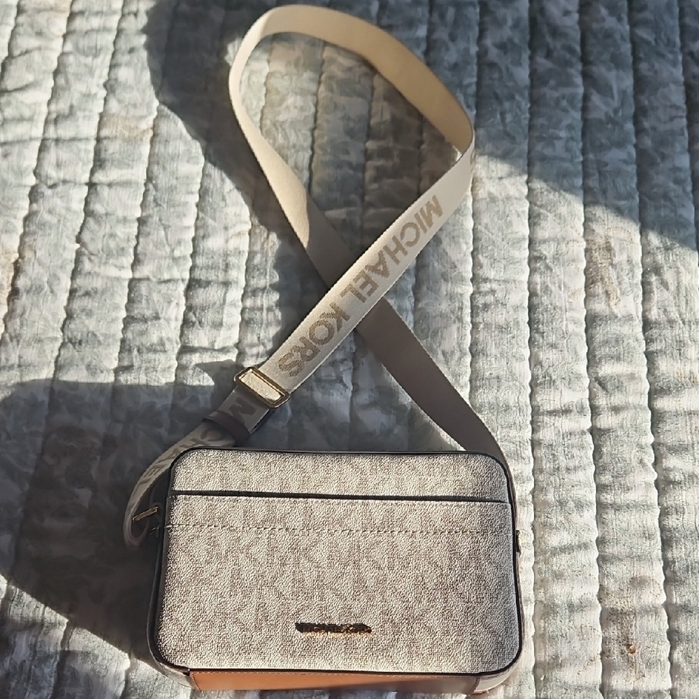 Michael Kors Gray Crossbody Bag
